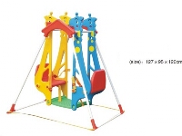 Easy Assembled Baby Swing Sets with Double Seats